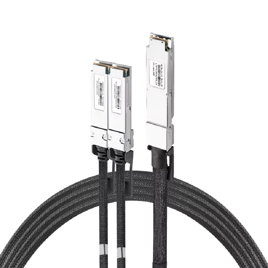 NVIDIA/Mellanox MCA7J65-N004 (980-9I81B-00N004) Compatible ACC 4m (13ft) Twin-port 2x400Gb/s OSFP Finned Top to 2x400Gb/s QSFP112 Flat Top InfiniBand NDR Active Copper Splitter Cable SFPS