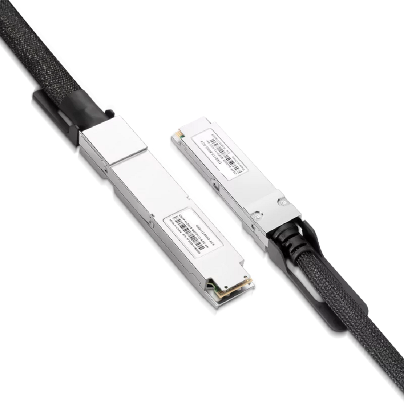 NVIDIA/Mellanox MCA7J65-N004 (980-9I81B-00N004) Compatible ACC 4m (13ft) Twin-port 2x400Gb/s OSFP Finned Top to 2x400Gb/s QSFP112 Flat Top InfiniBand NDR Active Copper Splitter Cable SFPS