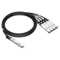 NVIDIA/Mellanox MCA7J70-N004 Compatible ACC 4m (13ft) Twin-port 2x400Gb/s OSFP Finned Top to 4x200Gb/s OSFP Flat Top InfiniBand NDR Active Copper Splitter Cable SFPS