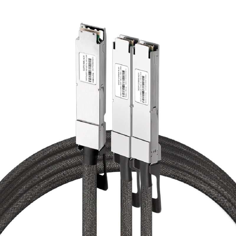 NVIDIA/Mellanox MCA7J60-N004 Compatible ACC 4m (13ft) Twin-port 2x400Gb/s OSFP Finned Top to 2x400Gb/s OSFP Flat Top InfiniBand NDR Active Copper Splitter Cable SFPS