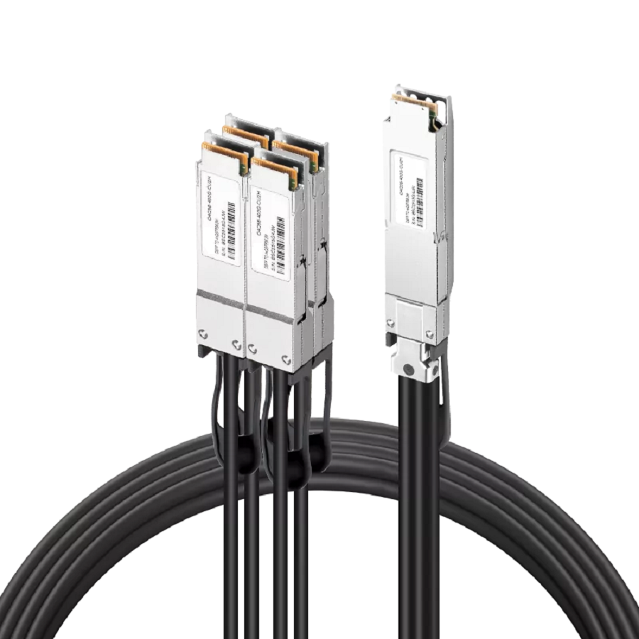 NVIDIA/Mellanox MCP7Y70-H001 Compatible DAC 1m (3ft) 400Gb/s OSFP to 4x100Gb/s QSFP56 InfiniBand HDR Passive Copper Splitter Cable SFPS