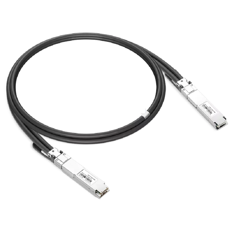 NVIDIA/Mellanox Compatible DAC 0.5m (1.6ft) Twin-port 2x400Gb/s OSFP Finned Top to 2x400Gb/s OSFP Flat Top InfiniBand NDR Passive Copper Cable SFPS