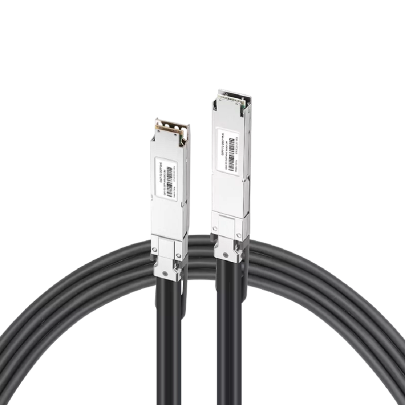 NVIDIA/Mellanox Compatible DAC 0.5m (1.6ft) Twin-port 2x400Gb/s OSFP Finned Top to 2x400Gb/s OSFP Flat Top InfiniBand NDR Passive Copper Cable SFPS