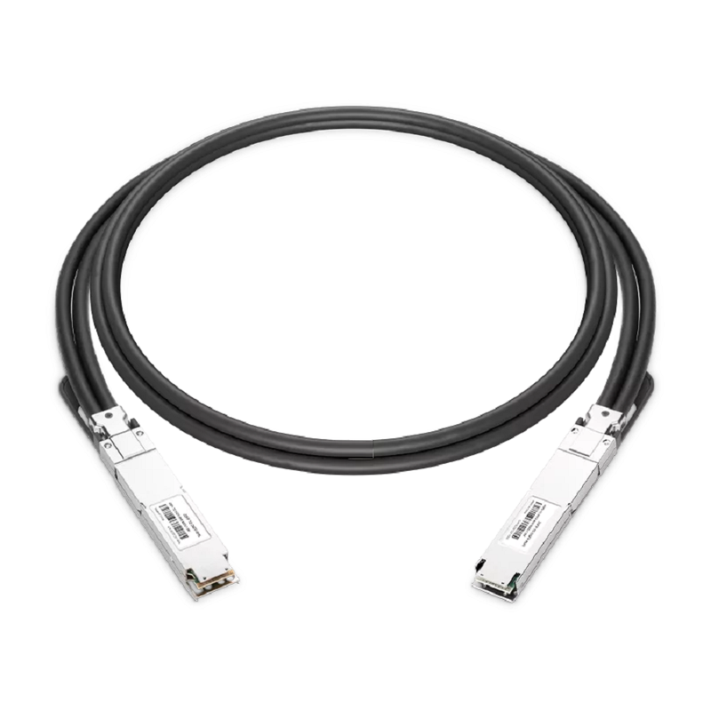 NVIDIA/Mellanox Compatible DAC 2m (7ft) Twin-port 2x400Gb/s OSFP Finned Top to 2x400Gb/s OSFP Flat Top InfiniBand NDR Passive Copper Cable SFPS