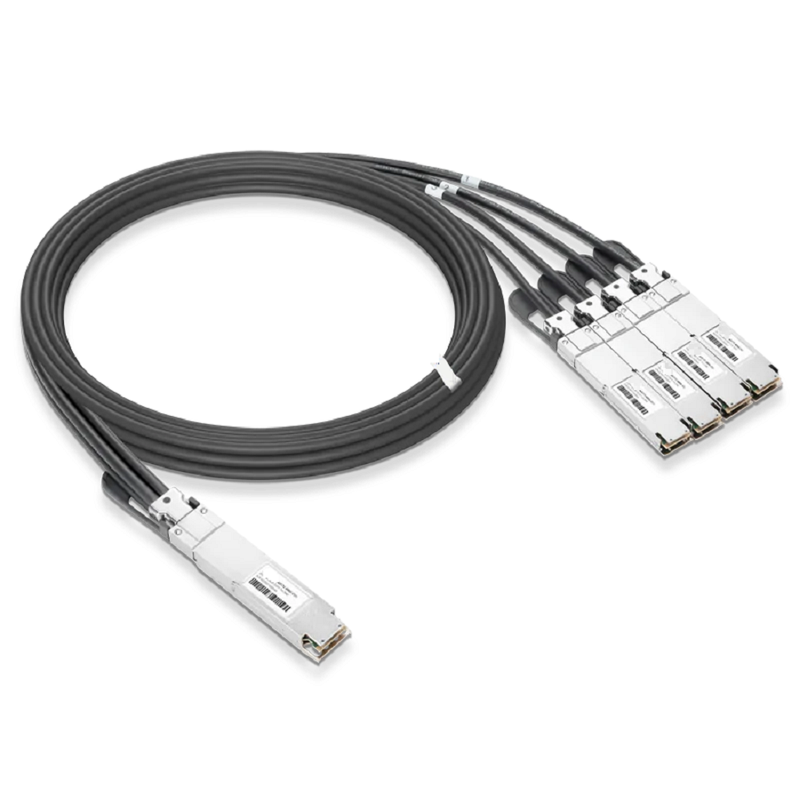 NVIDIA/Mellanox MCP7Y40-N001 Compatible DAC 1m (3ft) Twin-port 2x400Gb/s OSFP Finned Top to 4x200Gb/s QSFP112 Flat Top InfiniBand NDR Passive Copper Splitter Cable SFPS