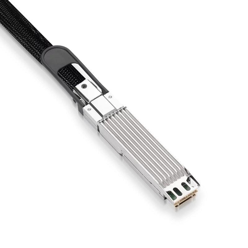 NVIDIA/Mellanox MCP7Y40-N001 Compatible DAC 1m (3ft) Twin-port 2x400Gb/s OSFP Finned Top to 4x200Gb/s QSFP112 Flat Top InfiniBand NDR Passive Copper Splitter Cable SFPS