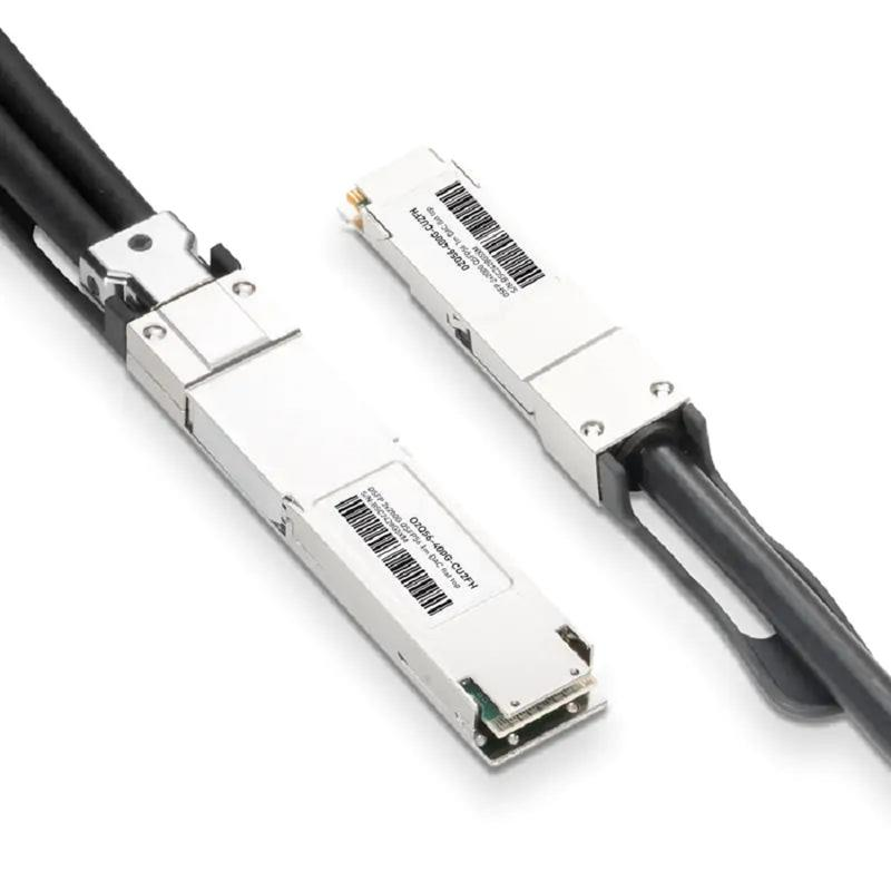 NVIDIA/Mellanox Compatible 1m (3ft) 400Gb/s OSFP Flat Top to 2x200Gb/s QSFP56 InfiniBand HDR Passive Copper Splitter Cable SFPS