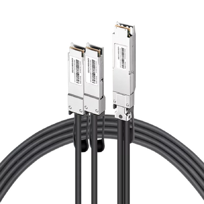 NVIDIA/Mellanox MCP7Y10-N01A (980-9I80A-00N01A) Compatible DAC 1.5m (5ft) Twin-port 2x400Gb/s OSFP Finned Top to 2x400Gb/s QSFP112 Flat Top InfiniBand NDR Passive Copper Splitter Cable SFPS