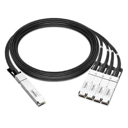 NVIDIA/Mellanox Compatible ACC 2m (7ft) Twin-port 2x400Gb/s OSFP Finned Top to 4x200Gb/s OSFP Flat Top InfiniBand NDR Active Copper Splitter Cable SFPS