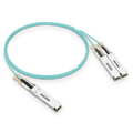 NVIDIA/Mellanox MFS1S50-H020E/MFS1S50-H020V Compatible AOC 20m (66ft) InfiniBand HDR 200Gb/s to 2x100Gb/s QSFP56 to 2xQSFP56 Active Optical Splitter Cable (850nm, MMF, LSZH) SFPS