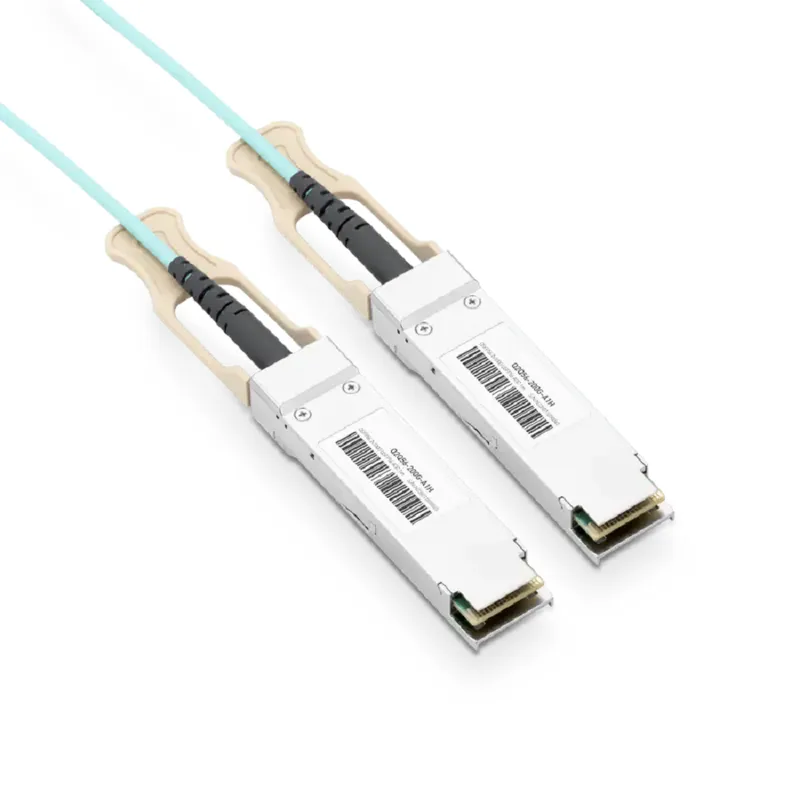 NVIDIA/Mellanox MFS1S50-H020E/MFS1S50-H020V Compatible AOC 20m (66ft) InfiniBand HDR 200Gb/s to 2x100Gb/s QSFP56 to 2xQSFP56 Active Optical Splitter Cable (850nm, MMF, LSZH) SFPS