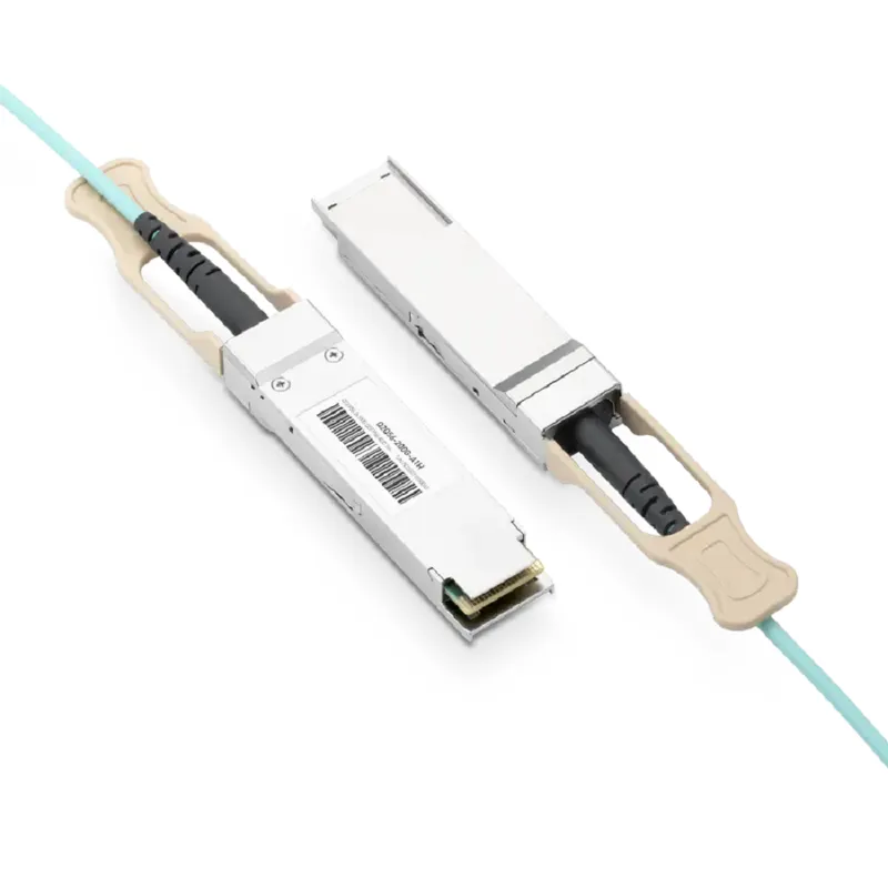 NVIDIA/Mellanox MFS1S50-H020E/MFS1S50-H020V Compatible AOC 20m (66ft) InfiniBand HDR 200Gb/s to 2x100Gb/s QSFP56 to 2xQSFP56 Active Optical Splitter Cable (850nm, MMF, LSZH) SFPS
