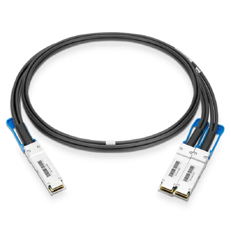 NVIDIA/Mellanox MCP7H50-V001R30 Compatible 1m (3ft) Ethernet 200GbE QSFP56 to 2X100GbE QSFP56 Passive Copper Hybrid Cable SFPS