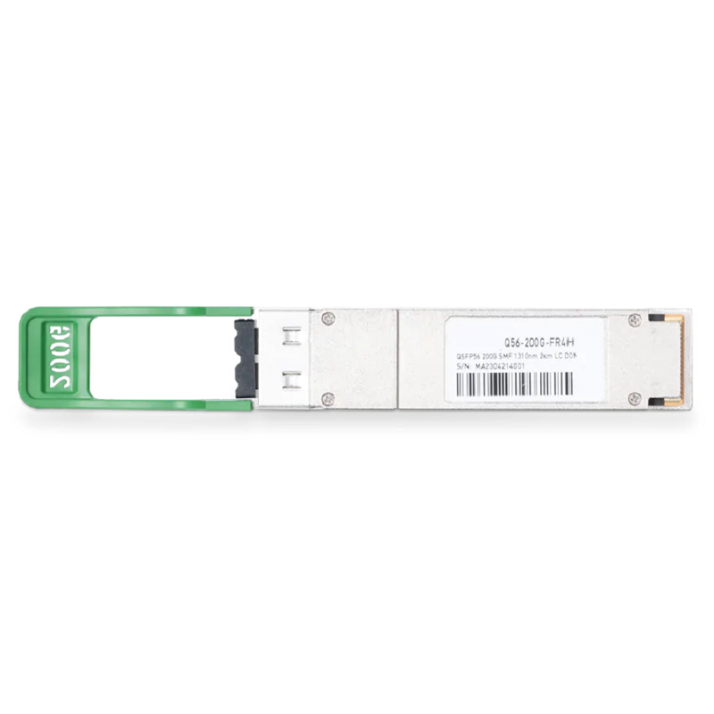 NVIDIA/Mellanox MMS1W50-HM Compatible 200GBASE-FR4 QSFP56 PAM4 1310nm 2km DOM LC Duplex InfiniBand HDR Transceiver Module for SMF SFPS
