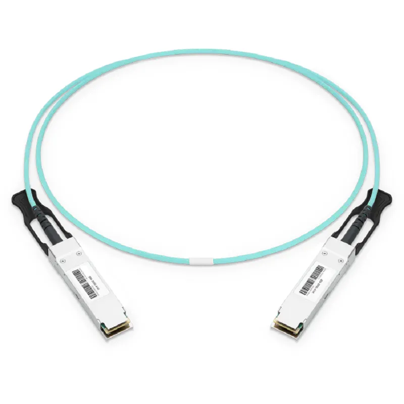 NVIDIA/Mellanox MFS1S00-H100E/MFS1S00-H100V Compatible AOC 100m (328ft) 200Gb/s QSFP56 InfiniBand HDR LSZH Active Fiber Cable (850nm , MMF) SFPS