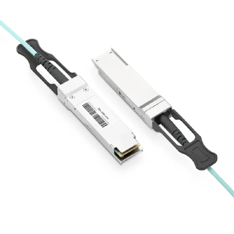 NVIDIA/Mellanox MFS1S00-H100E/MFS1S00-H100V Compatible AOC 100m (328ft) 200Gb/s QSFP56 InfiniBand HDR LSZH Active Fiber Cable (850nm , MMF) SFPS