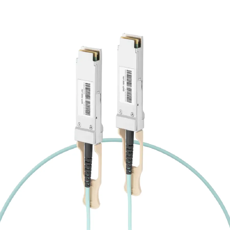 NVIDIA/Mellanox MFA1A00-E002 Compatible AOC 2m (7ft) 100Gb/s QSFP28 InfiniBand EDR LSZH Active Fiber Cable (850nm, MMF) SFPS