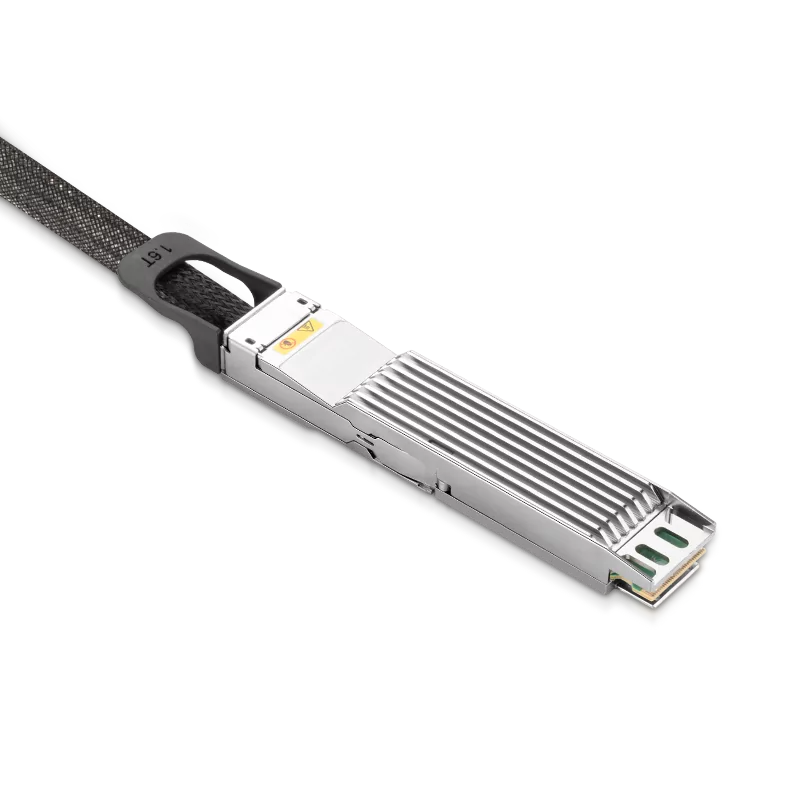 NVIDIA/Mellanox Compatible AEC 2.5m (8.2ft) Twin-port 2x800Gb/s OSFP224 IHS/Finned Top to 2x800Gb/s OSFP224 IHS/Finned Top InfiniBand XDR Active Electrical Cable SFPS