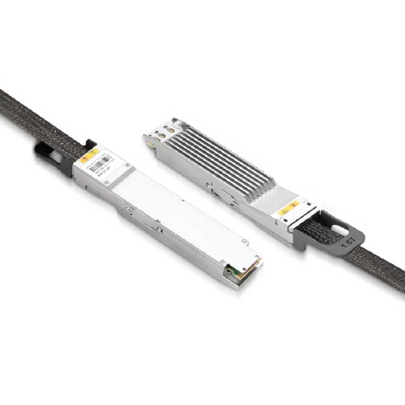 NVIDIA/Mellanox Compatible AEC 2m (7ft) Twin-port 2x800Gb/s OSFP224 IHS/Finned Top to 2x800Gb/s OSFP224 IHS/Finned Top InfiniBand XDR Active Electrical Cable SFPS