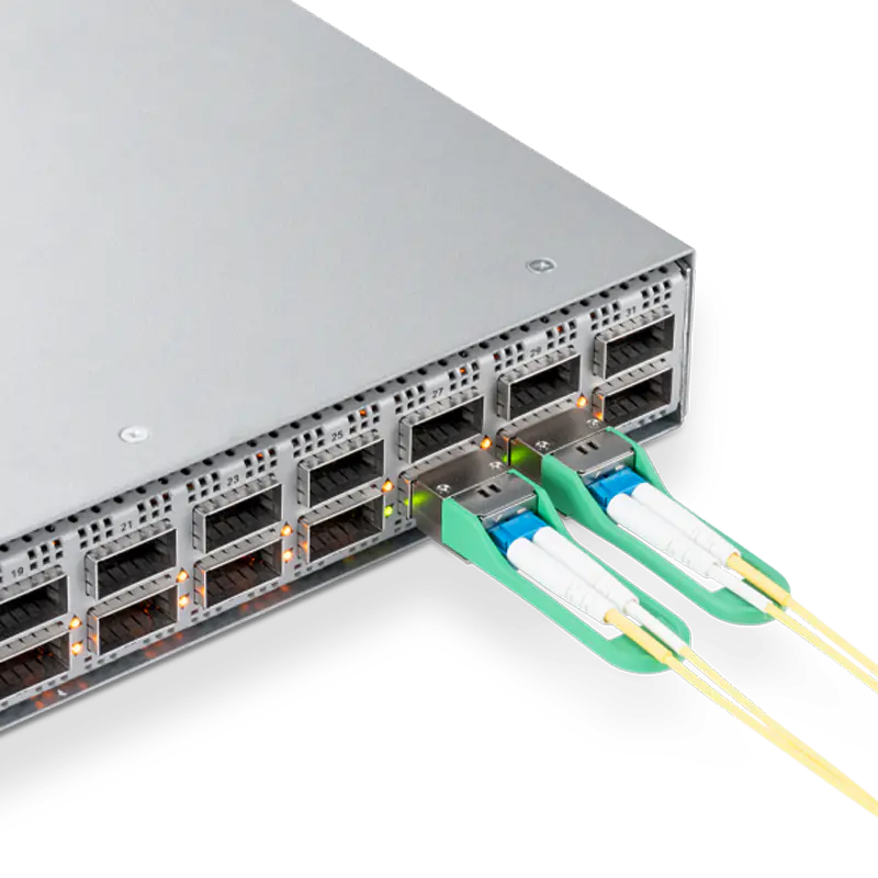 Generic Compatible 100GBASE-FR QSFP28 PAM4 1310nm 2km DOM Duplex LC Transceiver Module for SMF SFPS