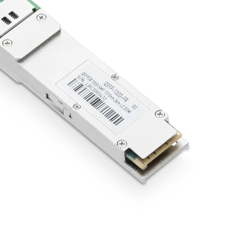 Mellanox Compatible 100GBASE-FR QSFP28 PAM4 1310nm 2km DOM Duplex LC Transceiver Module for SMF SFPS