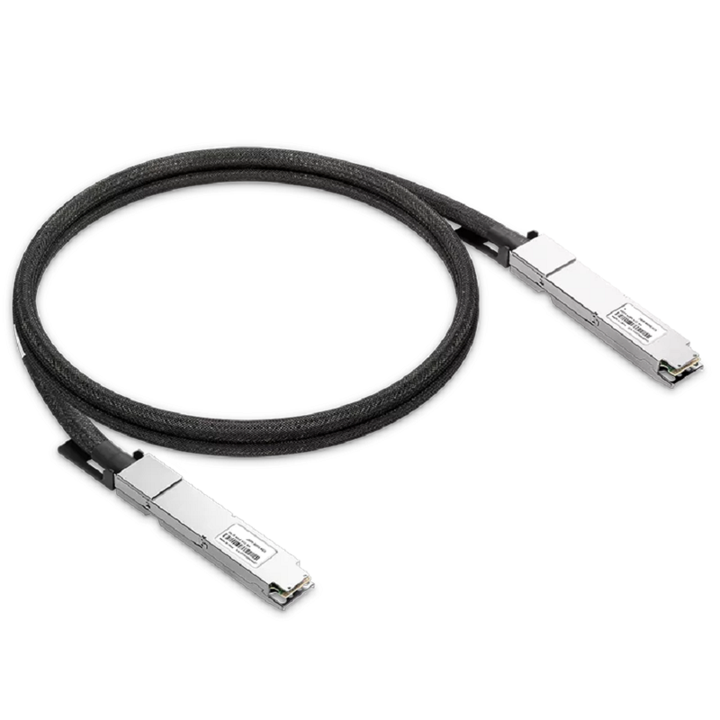NVIDIA/Mellanox Compatible DAC 1m (3ft) Twin-port 2x800Gb/s OSFP224 RHS/Flat Top to Twin-port 2x800Gb/s OSFP224 RHS/Flat Top Passive Copper Cable for Liquid-Cooled Spectrum-6 SN6600-LD Switch SFPS