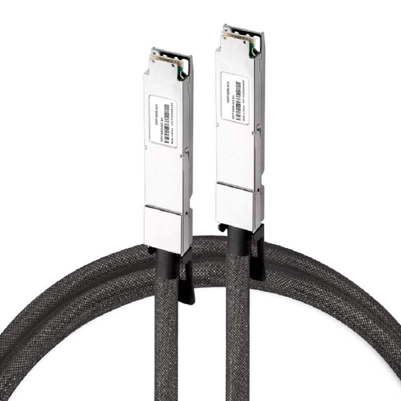 NVIDIA/Mellanox Compatible DAC 1m (3ft) Twin-port 2x800Gb/s OSFP224 RHS/Flat Top to Twin-port 2x800Gb/s OSFP224 RHS/Flat Top Passive Copper Cable for Liquid-Cooled Spectrum-6 SN6600-LD Switch SFPS