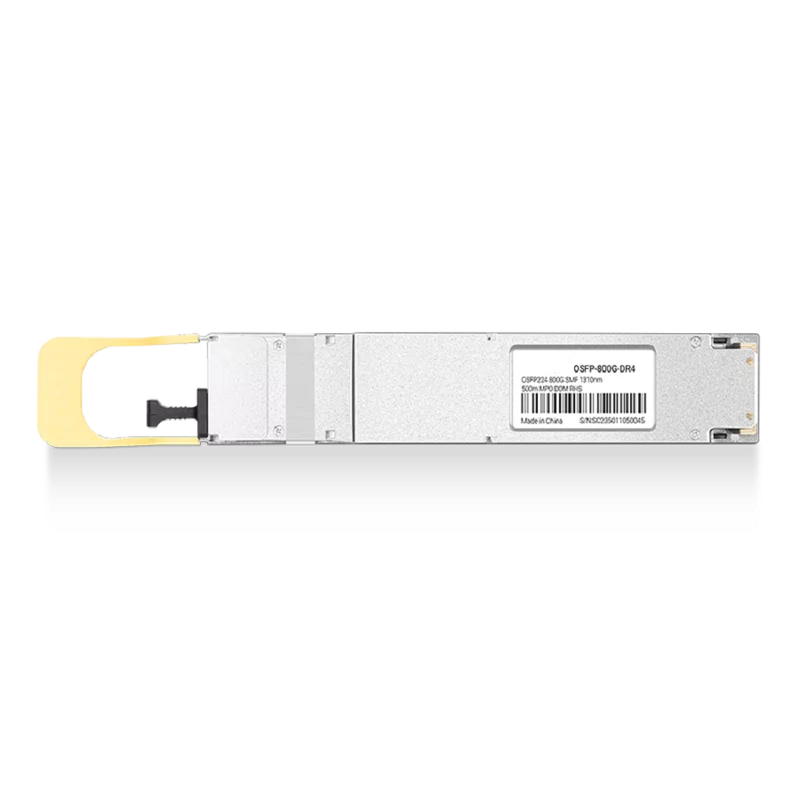 NVIDIA/Mellanox Compatible 800G OSFP224 DR4 Broadcom 3nm DSP (Sian3 | BCM83628) 1310nm 500m RHS/Flat Top PAM4 DDM MPO/MTP-12 APC SMF Optical Transceiver Module SFPS