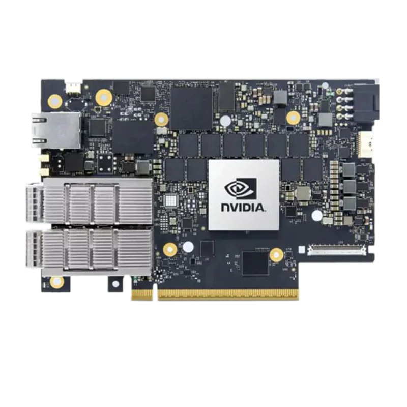 NVIDIA B3220 BlueField-3 DPU, P-Series FHHL, 200GbE (Default Mode)/NDR200 lB, Single-Slot Dual-port QSFP112, PCle Gen5.0 x16 with x16 PCle Extension Option, 16 Arm Cores, 32GB Onboard DDR, Integrated BMC, Crypto Disabled, Tall Bracket SFPS