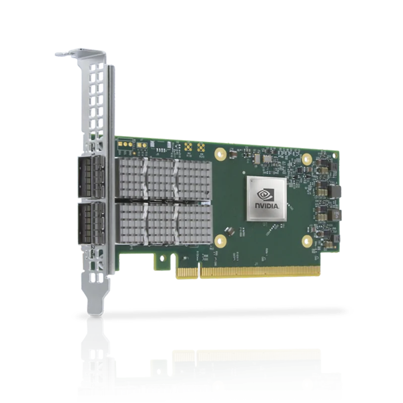 NVIDIA/Mellanox MCX623106AN-CDAT ConnectX®-6 Dx EN Adapter Card, 100GbE, Dual-Port QSFP56 PCIe 4.0 x16, No Crypto Tall Bracket SFPS