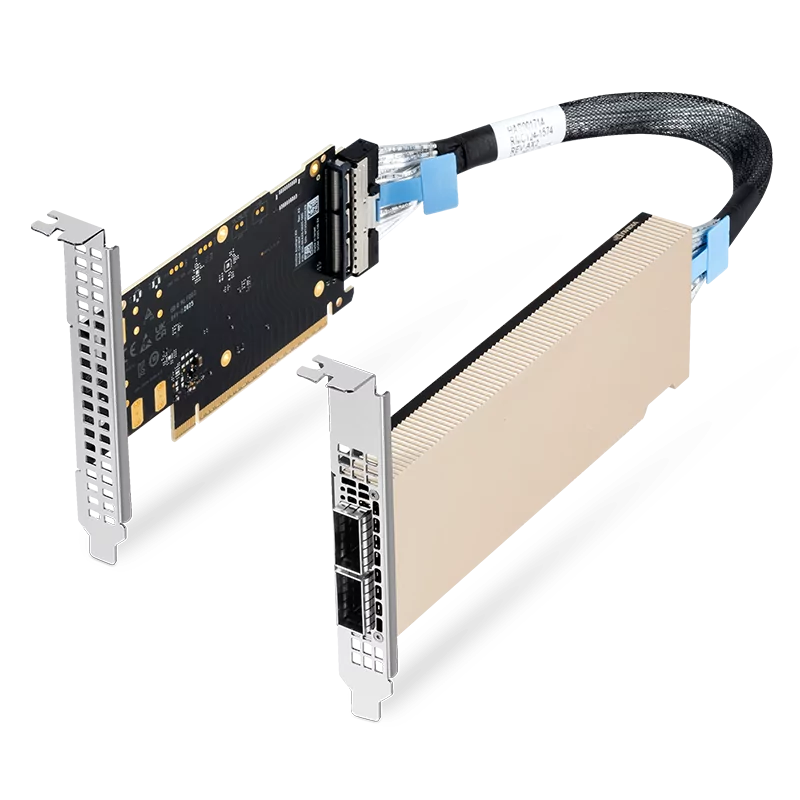 NVIDIA/Mellanox C8240 (900-9X81Q-00CN-ST0) ConnectX-8 InfiniBand & Ethernet SuperNIC, SocketDirect NDR 400Gb/s PAM4 100G/Lane, Dual-port QSFP112, PCIe 6.0 x 16, Tall Bracket SFPS