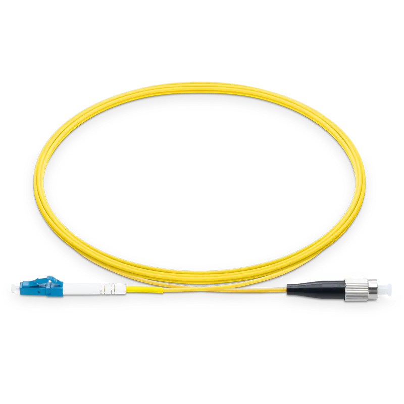 0.5m (1.6ft) LC UPC to FC UPC Simplex OS2 Single Mode LSZH 2.0mm Fiber Optic Patch Cable SFPS